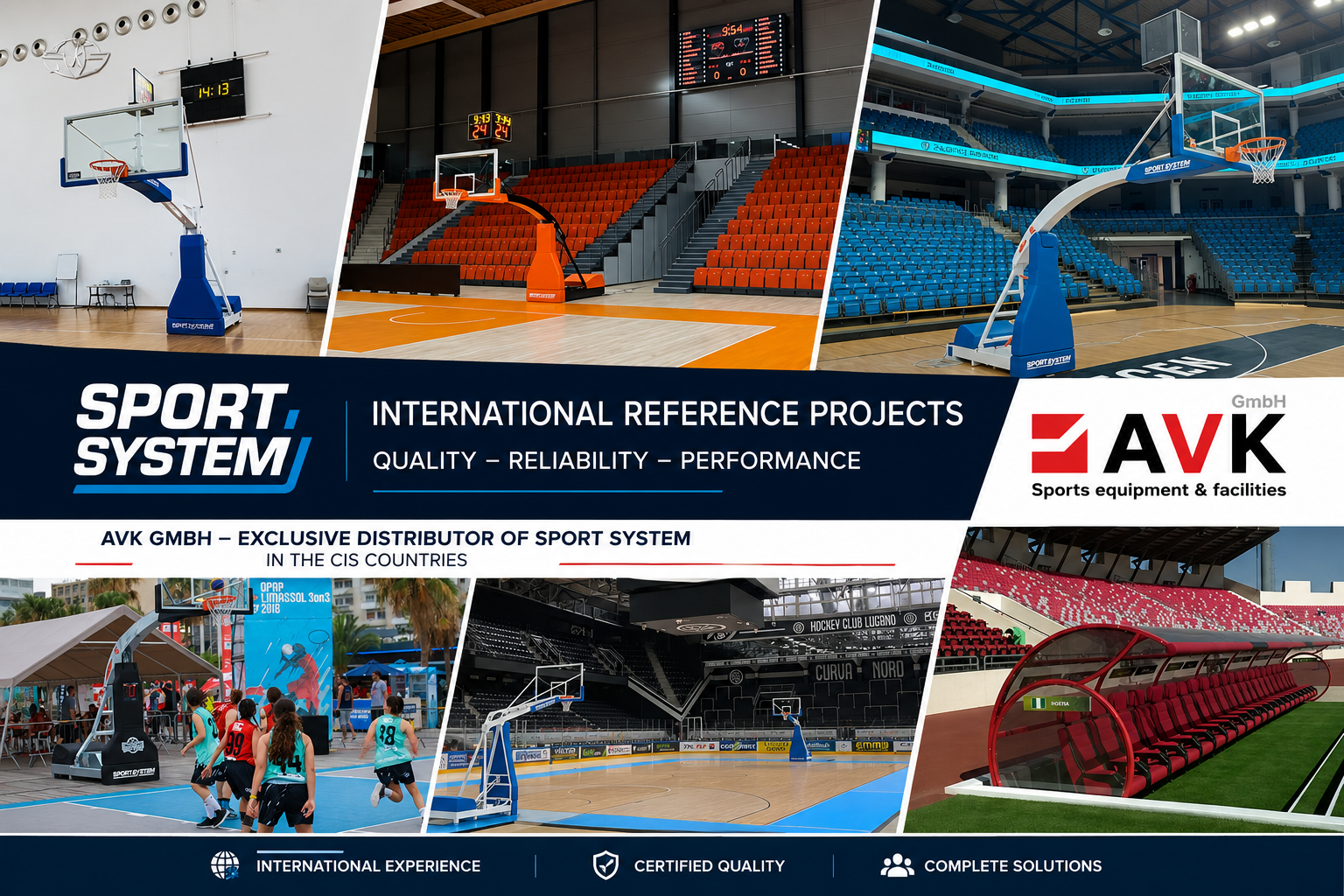 AVK GmbH представляет обновлённый международный Reference List Sport System