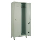 Шкаф для раздевалки металлический двухсекционный 0,75×0,35×1,80 м