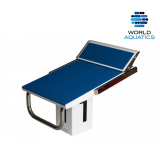 Тумба стартовая Malmsten Classic с упором для ног. Соответствует требованиям World Aquatics