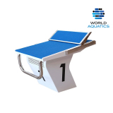 Тумба стартовая Malmsten PRO с упором для ног. Соответствует требованиям World Aquatics
