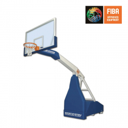 Стойка баскетбольная мобильная Easyplay Training, вынос 2,25 м, сертификат FIBA