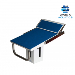 Тумба стартовая Malmsten Classic с упором для ног. Соответствует требованиям World Aquatics