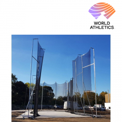 Ограждение сектора метания молота, сертификат World Athletics